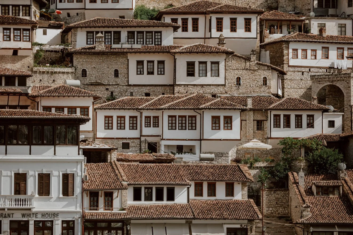 View of the City of Windows Along Dusty Roads - Albania eSim