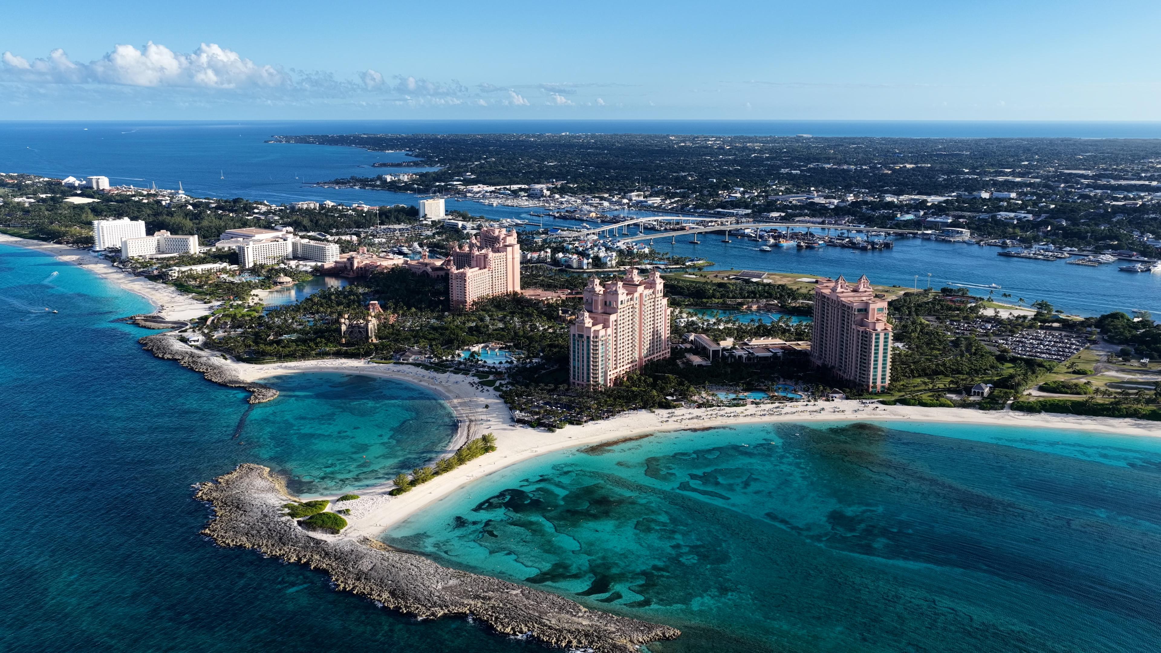 View of the Paradise Island Skyline In Nassau In New Providence Bahamas - Bahamas eSim