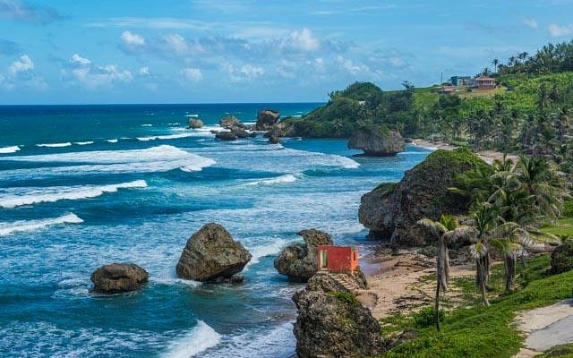 View of the Bathsheba Beach - Barbados eSim