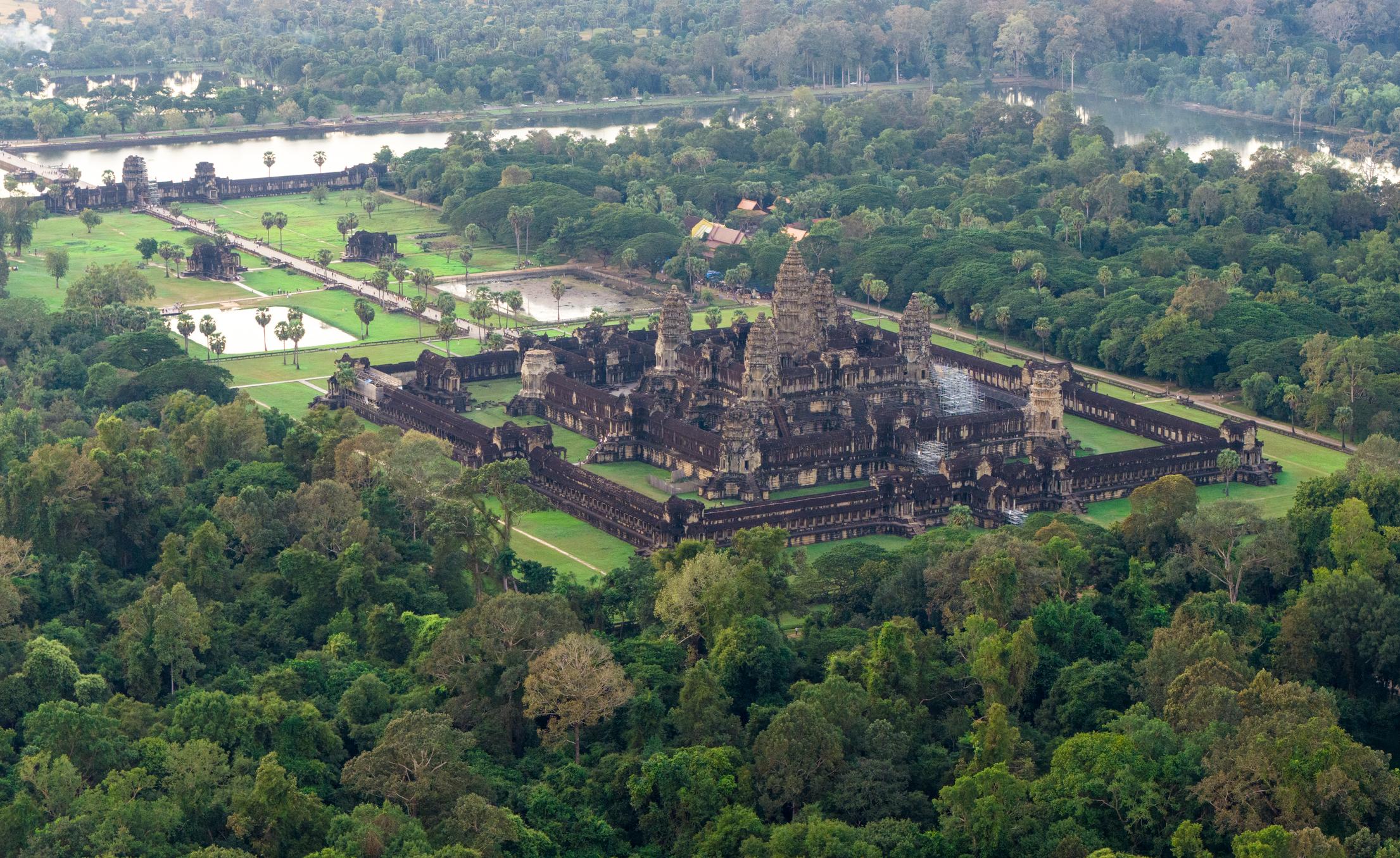 View of the Angkor Wat Temple in Cambodia - Cambodia eSim