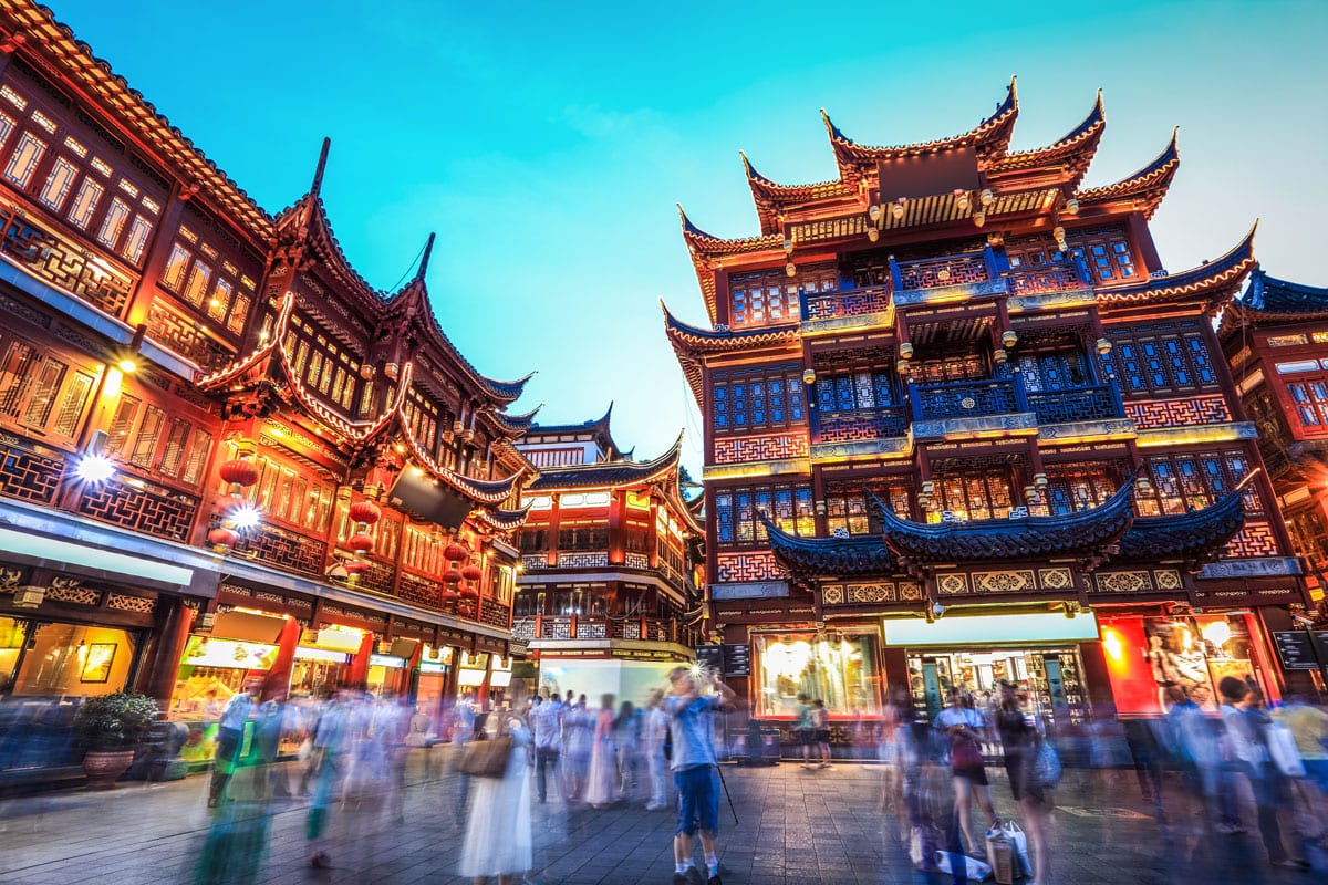 View of the Shanghai Old City - China eSim