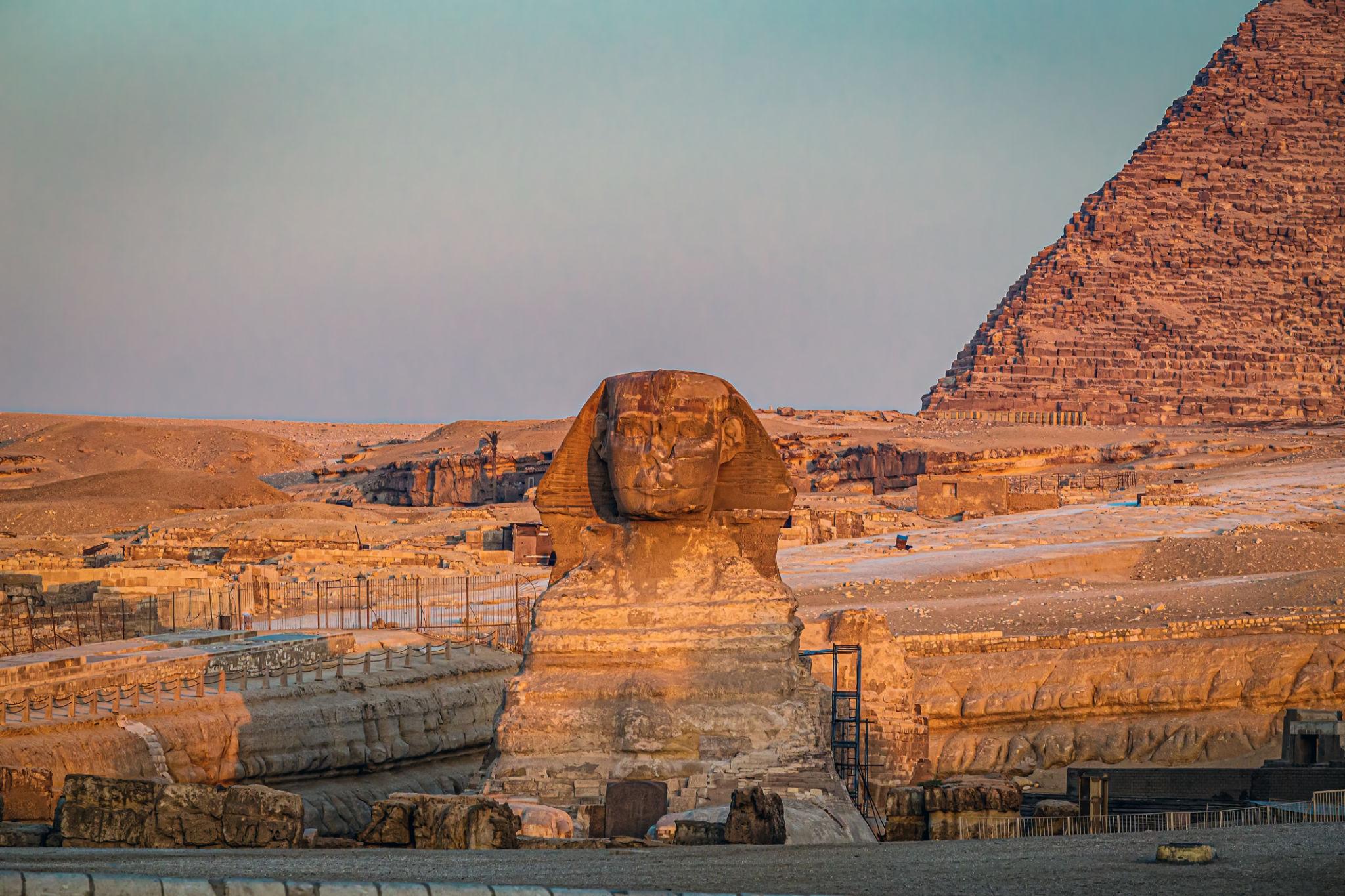 A view of The great Sphinx of Giza - Egypt eSim