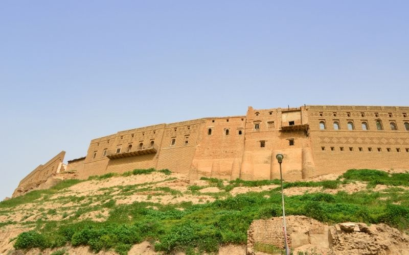 Historic citadel and hillside landscape in Iraq - Iraq eSIM