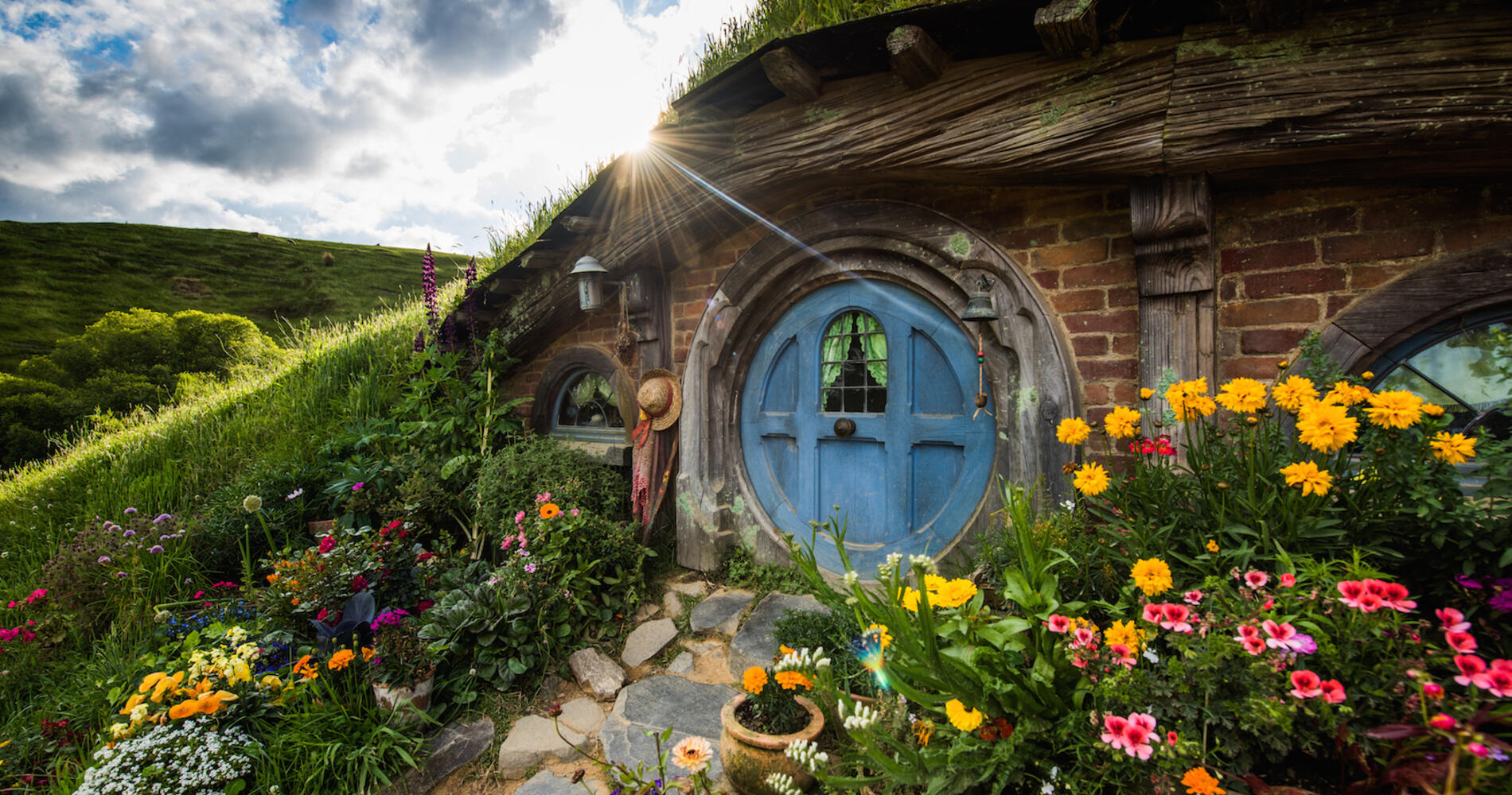 View of the Hobbiton™ Movie Set Tours | Activities & Day Trips in Waikato - New Zealand eSim